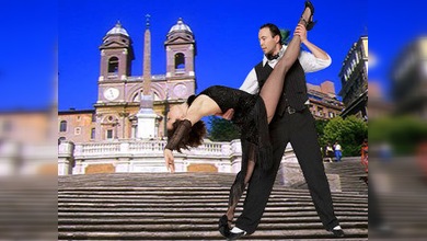 Tangueando se llega a Roma