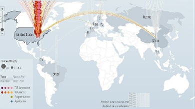 Google crea un mapa interactivo de ataques DDoS en todo el mundo