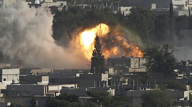 Horror en Kobani: cadáveres decapitados y cabezas sin ojos en las calles