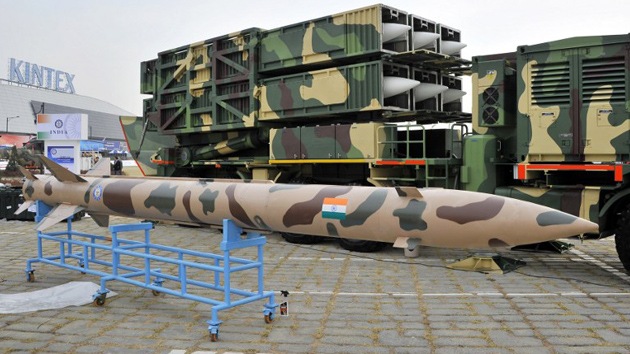 India presenta su nuevo misil táctico