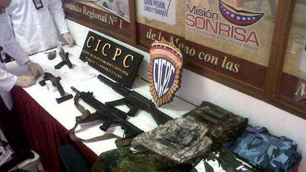 Detienen en Venezuela a un estadounidense que guardaba armas ilegales