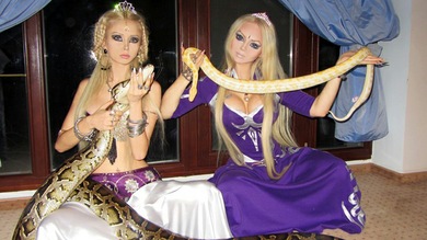 valeria lukyanova y su hija