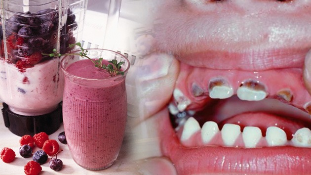 Un batido que ´bate´ los dientes