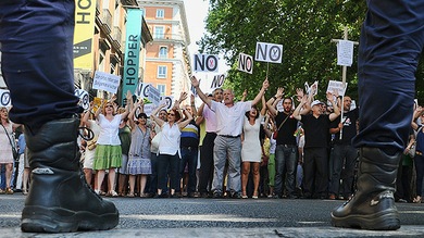 Protestas en España