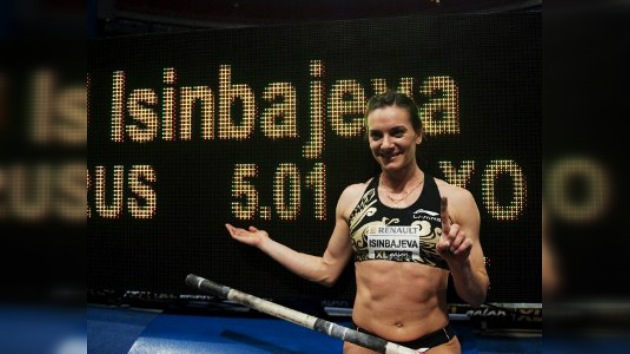 Isinbáyeva establece su récord mundial número 28