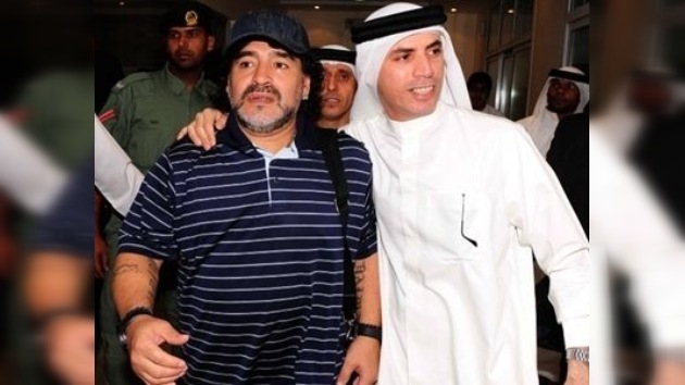 Maradona dirigirá un reconocido club de Dubai durante los próximos dos años
