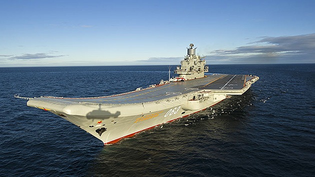Portaaviones ruso escoltará buque con armas químicas sirias