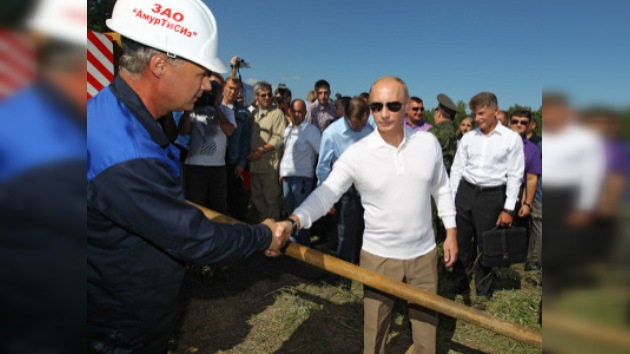Putin visita las obras de construcción del nuevo cosmódromo ruso