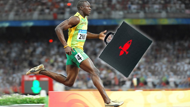Ofrecen a Usain Bolt acciones de una compañía de entrega rápida