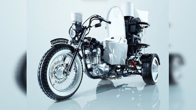 Una moto 'a excrementos humanos' contra el calentamiento global