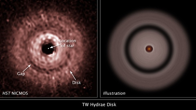 Hallan un exoplaneta a una distancia récord de su estrella