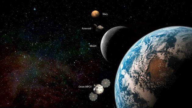 La NASA planea construir una base cerca de la Luna como una escala hacia Marte