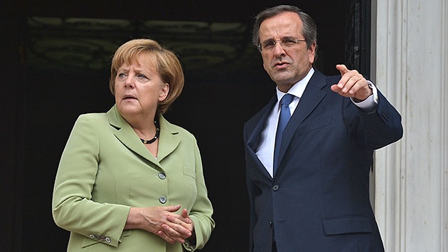 Merkel quiere que Grecia permanezca en la zona euro
