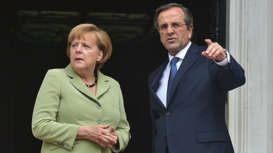 Merkel quiere que Grecia permanezca en la zona euro