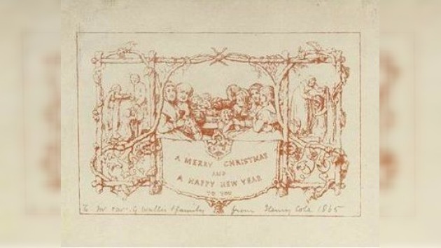 Las tarjetas navideñas más viejas del mundo en la subasta de Sotheby´s