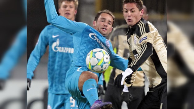 Champions: Zenit vence con susto al Benfica y sueña con los cuartos de final