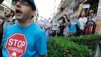 España: Afectados por hipotecas desconfían del pacto político para frenar los desalojos