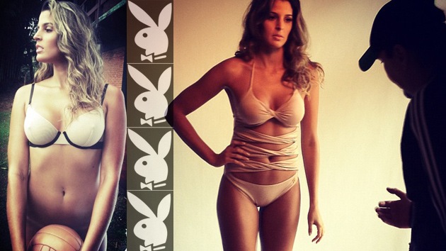 Voleibolista brasileña se desnuda para Playboy