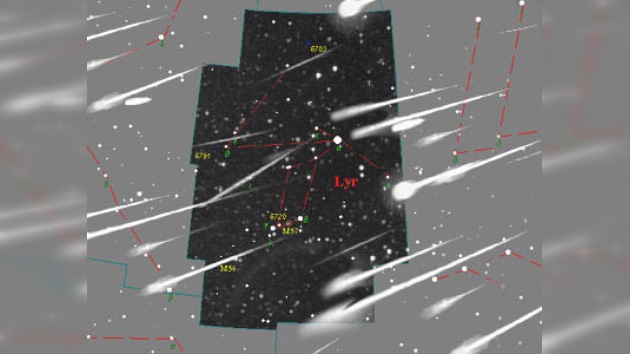 Una lluvia de meteoros líridas caerá esta noche sobre la Tierra