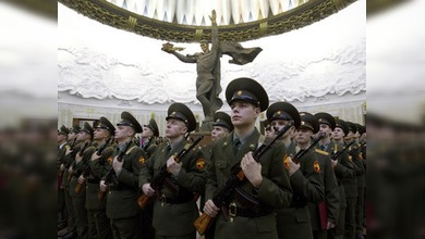 Hoy es día de juramento del regimiento más prestigioso de Rusia