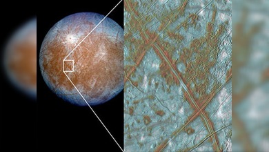 Bastaría cavar unos 3 km para acceder al agua en estado líquido en la luna Europa