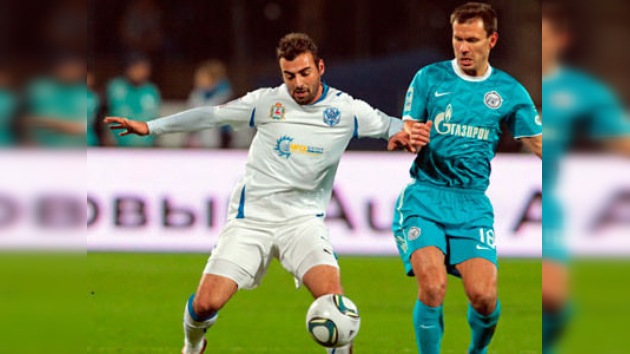 El Zenit muestra su clase venciendo 3-0 al Volga en la Liga Premier de Rusia