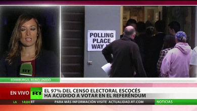 Se cierran los colegios electorales en Escocia
