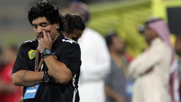 Despiden a Maradona como técnico del club emiratí Al Wasl