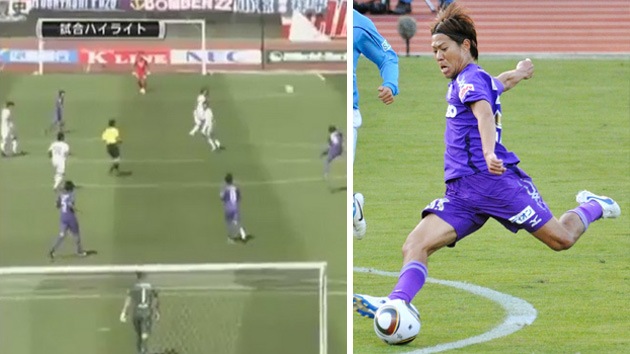 Gol de 70 metros y a celebrar a lo 'bowling'