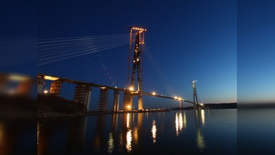 Rusia bate récords con el puente colgante más grande del mundo