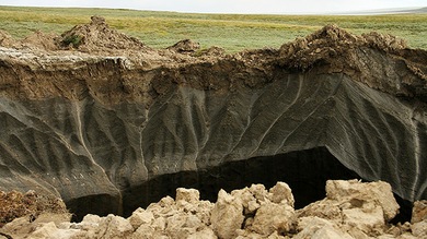 Aparece un segundo foso gigante en Siberia y los científicos avisan que no será el último