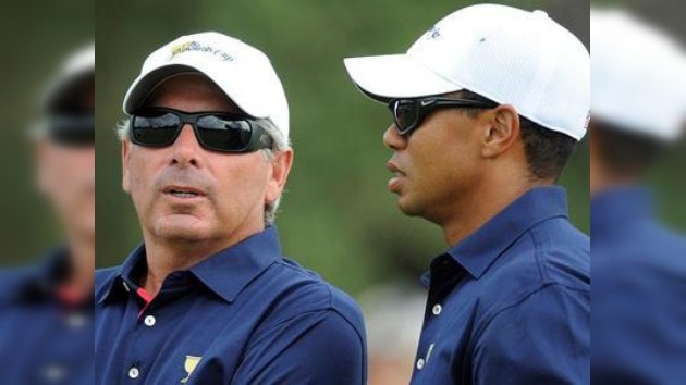 Tiger Woods decepciona pese al dominio de EE. UU. en la Copa Presidentes