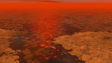 Un objeto extraño en un lago de la mayor luna de Saturno mantiene en vilo a los científicos