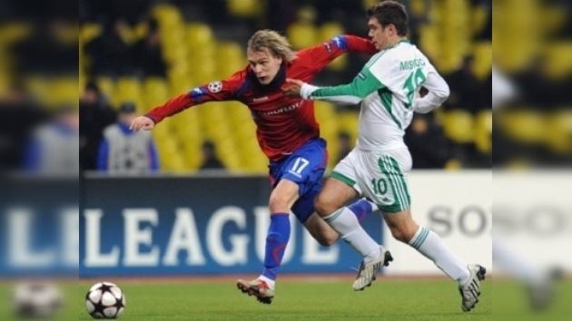 CSKA vence al Wolfsburg y sigue vivo en la Champions