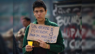 Los estudiantes chilenos llegan a la ONU con sus exigencias