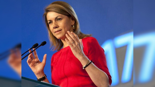 De Cospedal: "Durante la crisis, el Gobierno debe tomar decisiones valientes"