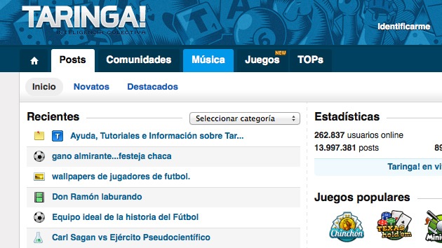 Los dueños del sitio Taringa!, juzgados por permitir descargas ilegales