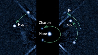 Invitan a los internautas a escoger los nombres de las lunas de Plutón