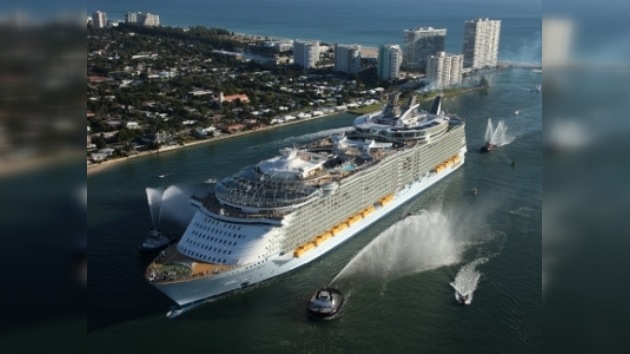 El crucero más grande del mundo hizo su primera escala en Haití