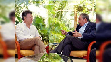 Santos, Castro y Chávez, en busca de evitar el boicot a la Cumbre de las Américas