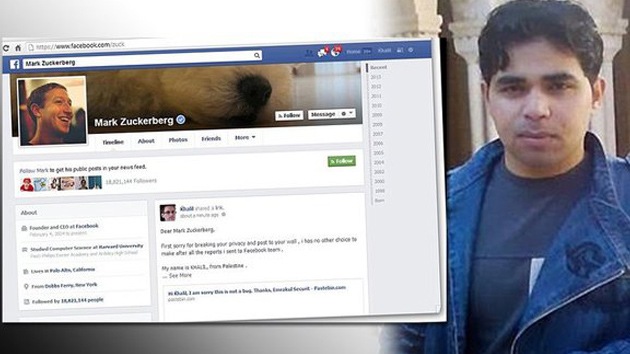 Informáticos del mundo entero recompensan al 'hacker' que Facebook ignoró