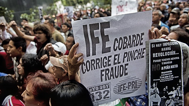Los mexicanos se movilizan contra el “fraude” electoral con marchas y boicots