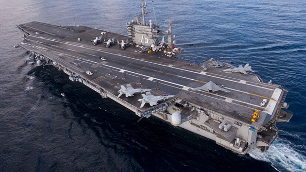 El portaaviones Harry Truman de EE.UU. se dirige al golfo Pérsico