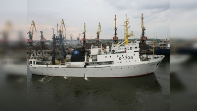 La nave Atlántida regresa de la expedición al Sureste Pacífico