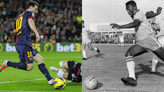 'O Rei' Messi: La Pulga supera a Pelé en cantidad de goles en un año