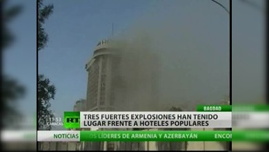 Un triple atentado sacudió a Bagdad