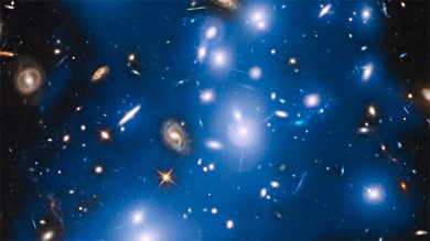 La Nasa publica una imagen de la luz fantasma de estrellas de galaxias muertas