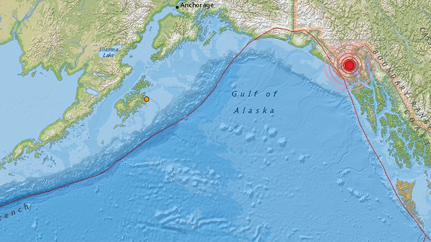 Un sismo de 5,7 sacude la costa de Alaska
