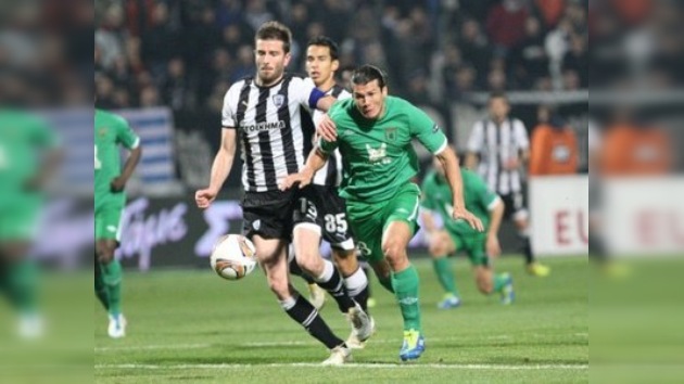 Liga Europa: Rubín clasifica a los play-offs tras un sufrido empate en Grecia