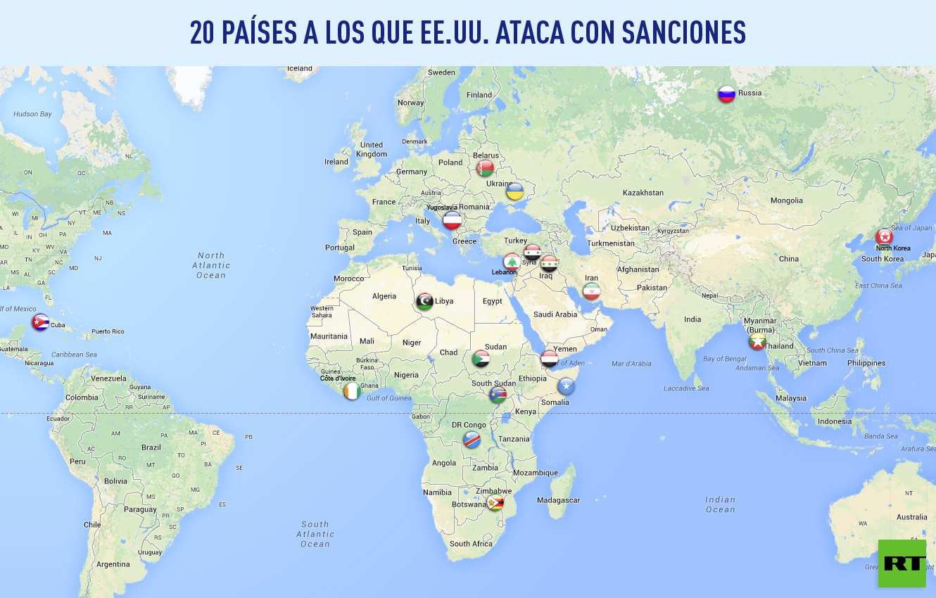 20 Países A Los Que Eeuu Ataca Con Sanciones Rt 4738